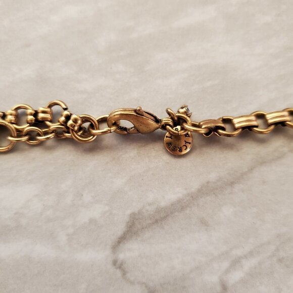 💖 J.Crew RARE HTF Antique Rhinestone Crystal Cluster Statement Necklace 💖 - Picture 11 of 16